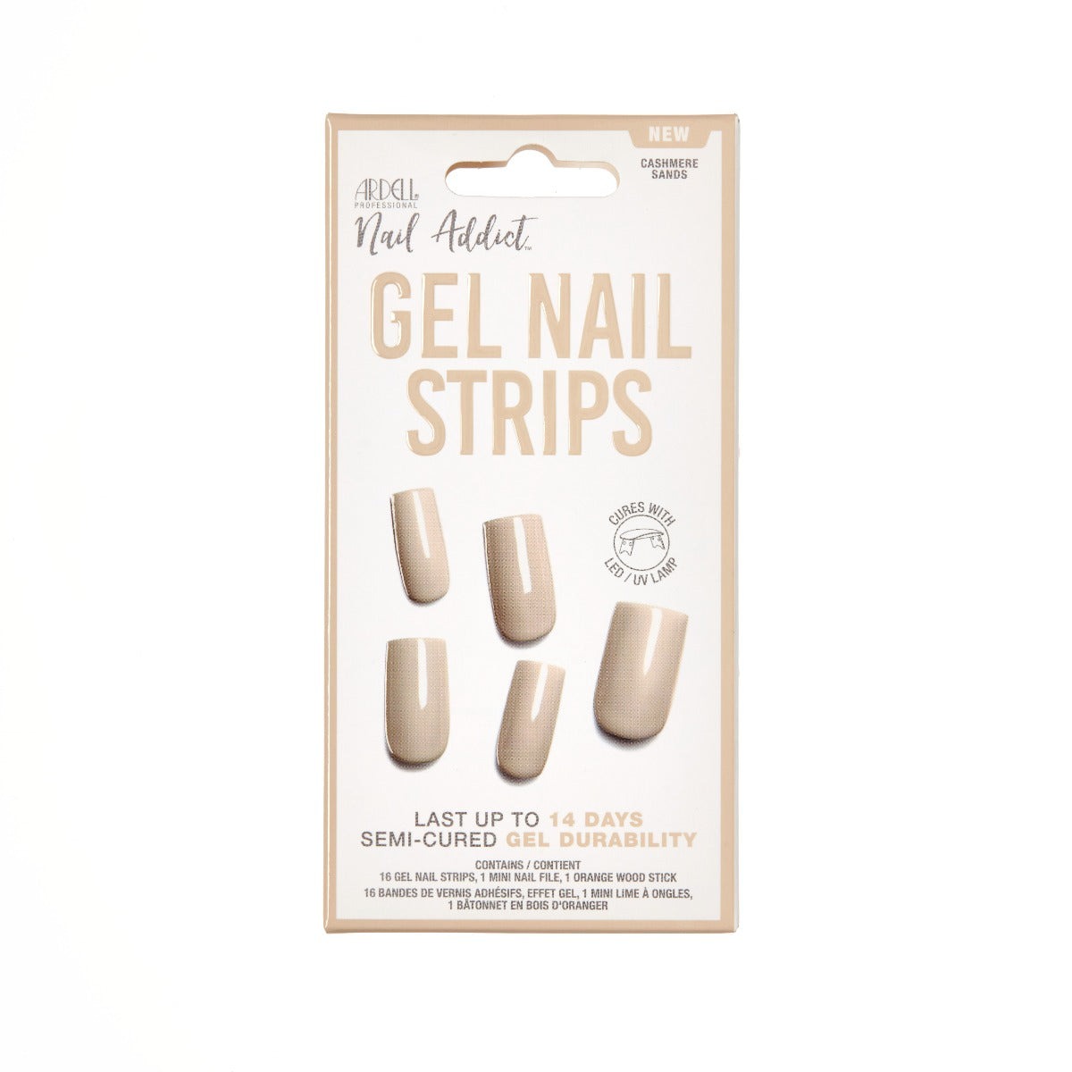 Nail Addict Gel Nail Strips - Cashmere Sands