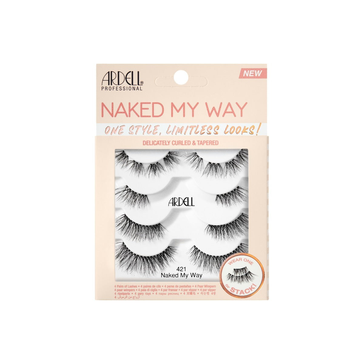Naked My Way 421, 4-Pairs