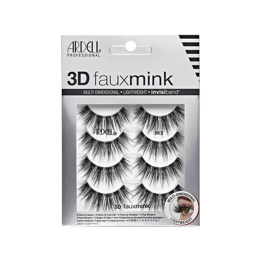 3D Faux Mink 863, 4-Pairs