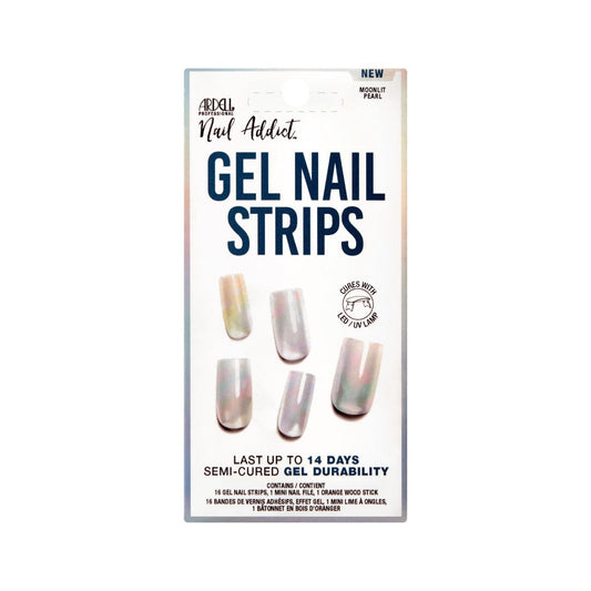 Nail Addict Gel Nail Strips - Moonlit Pearl