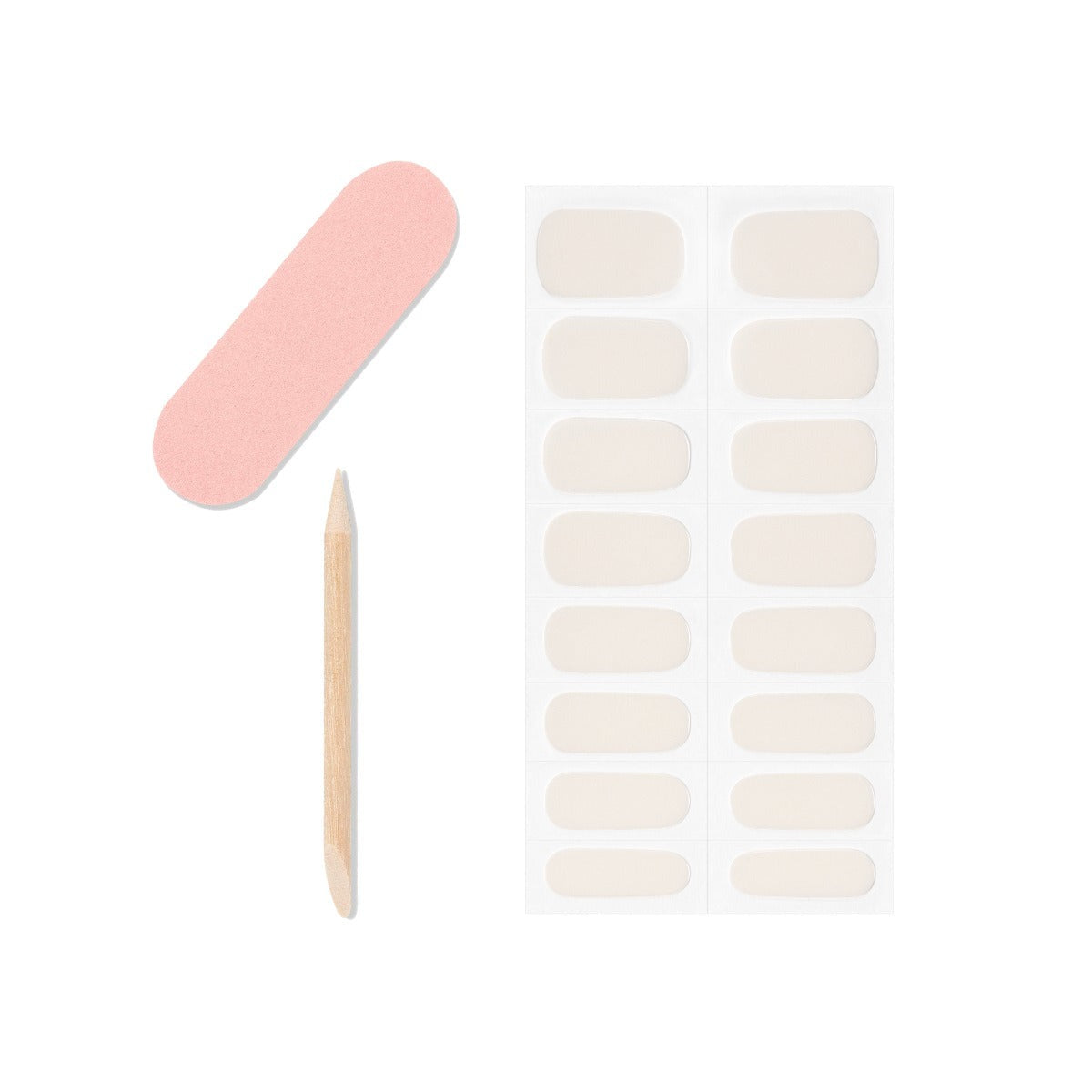 Nail Addict Gel Nail Strips - Moonlit Pearl