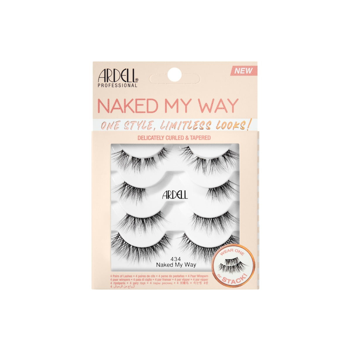Naked My Way 434, 4-Pairs