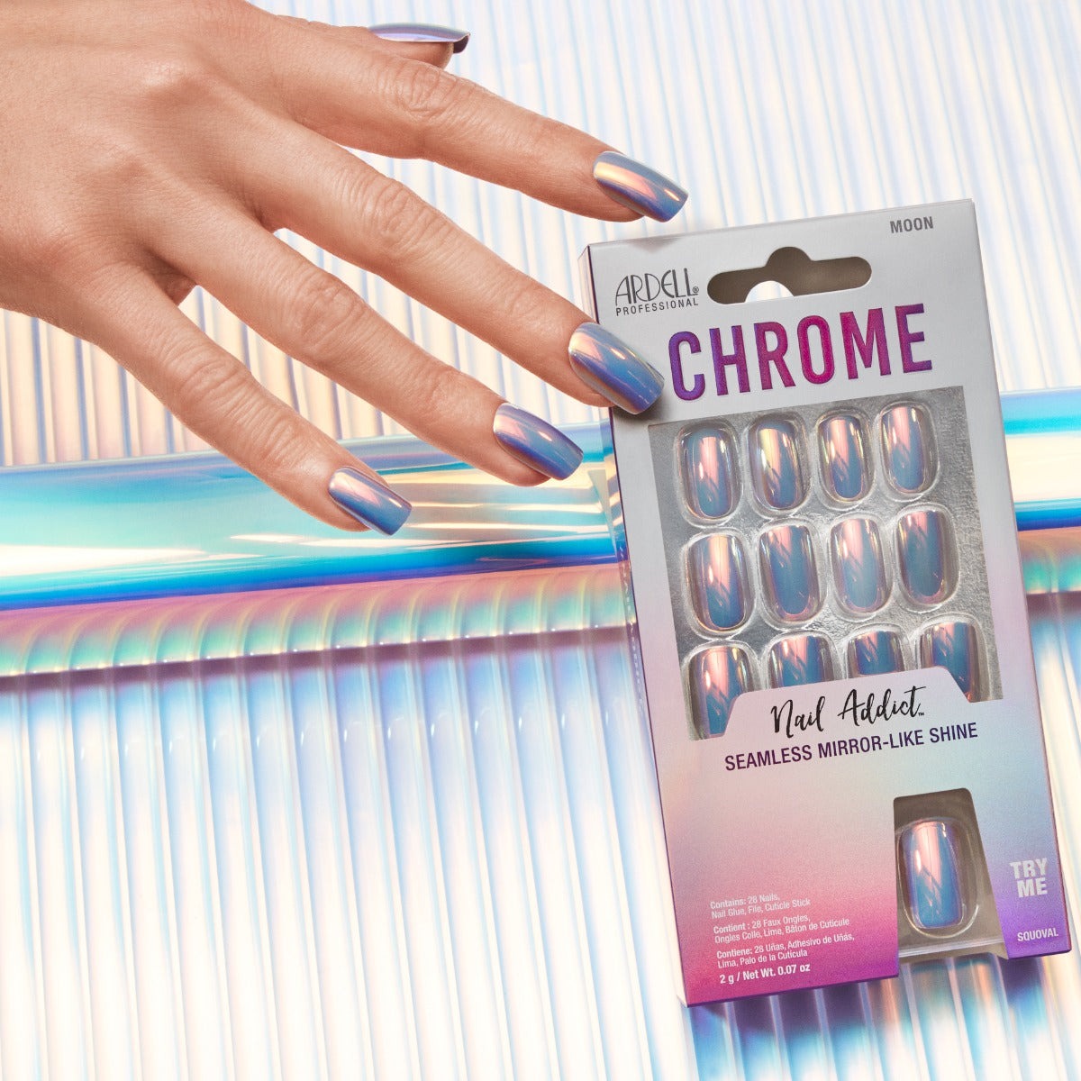 Nail Addict Chrome Moon