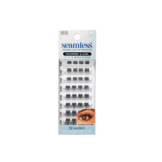 Seamless Underlash Extensions Faux Mink L Curl, 32-Count
