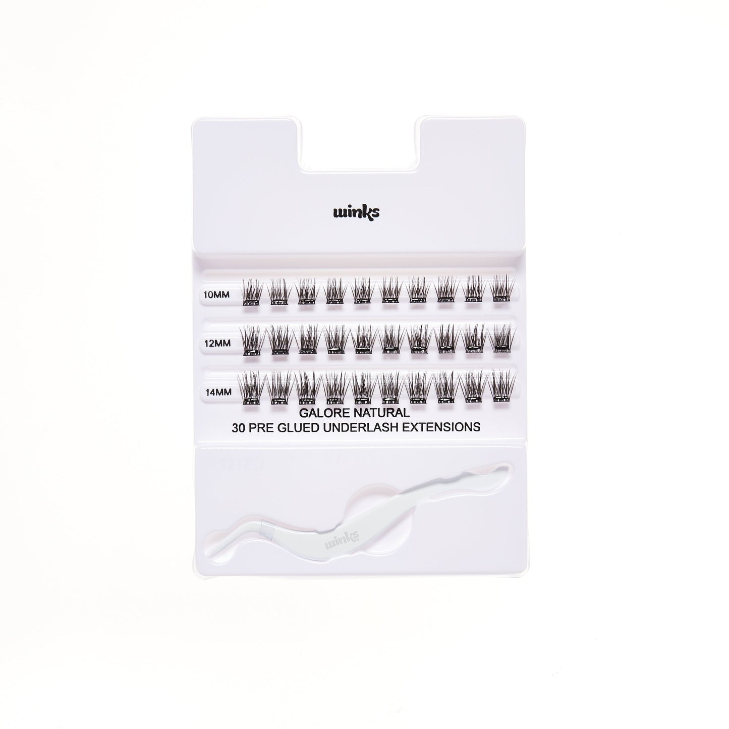 Winks Press On 30 pc Natural + Applicator